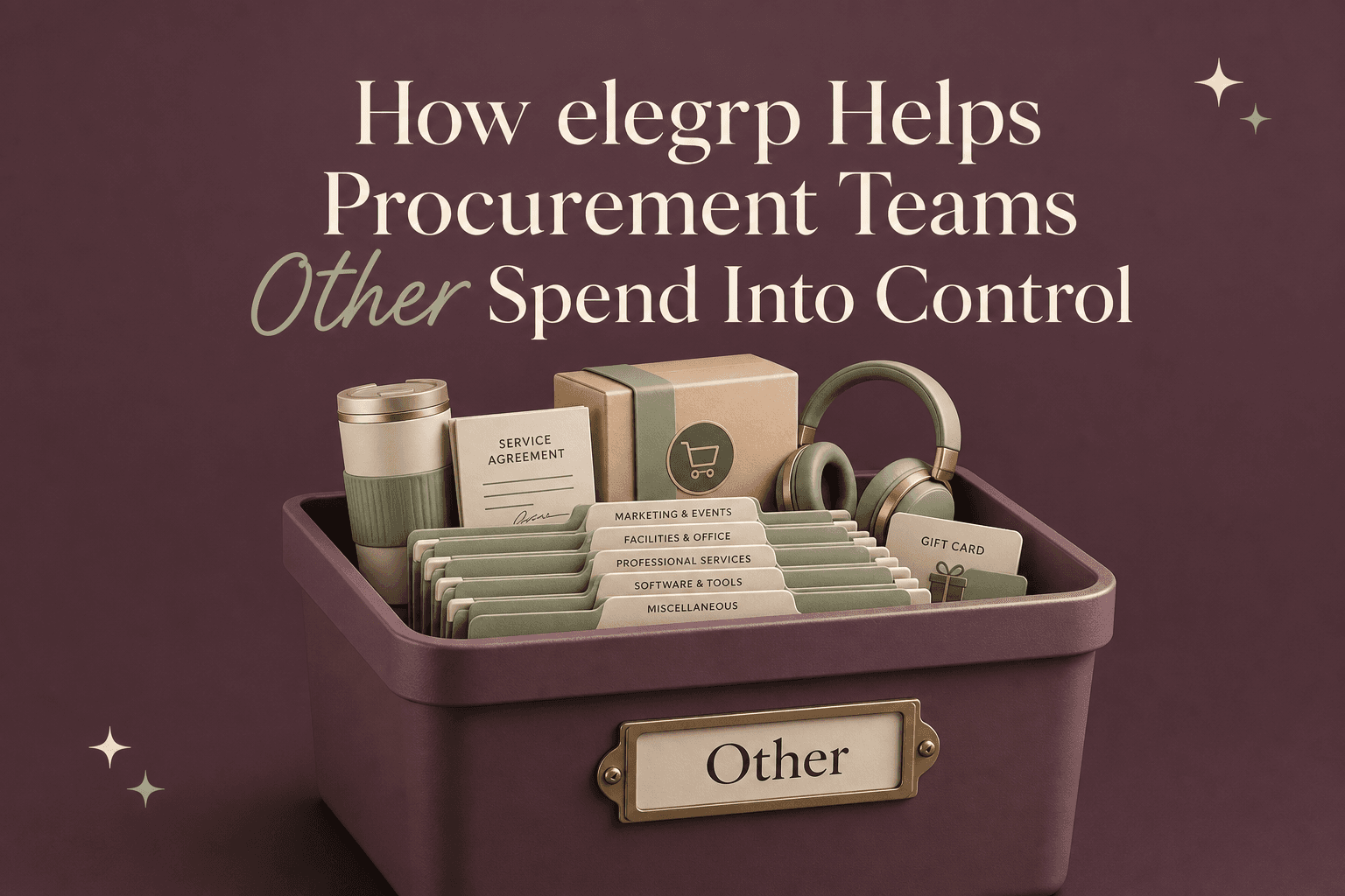 How elegrp Helps Procurement Teams Turn the 'Other' Category into a Strategic Advantage