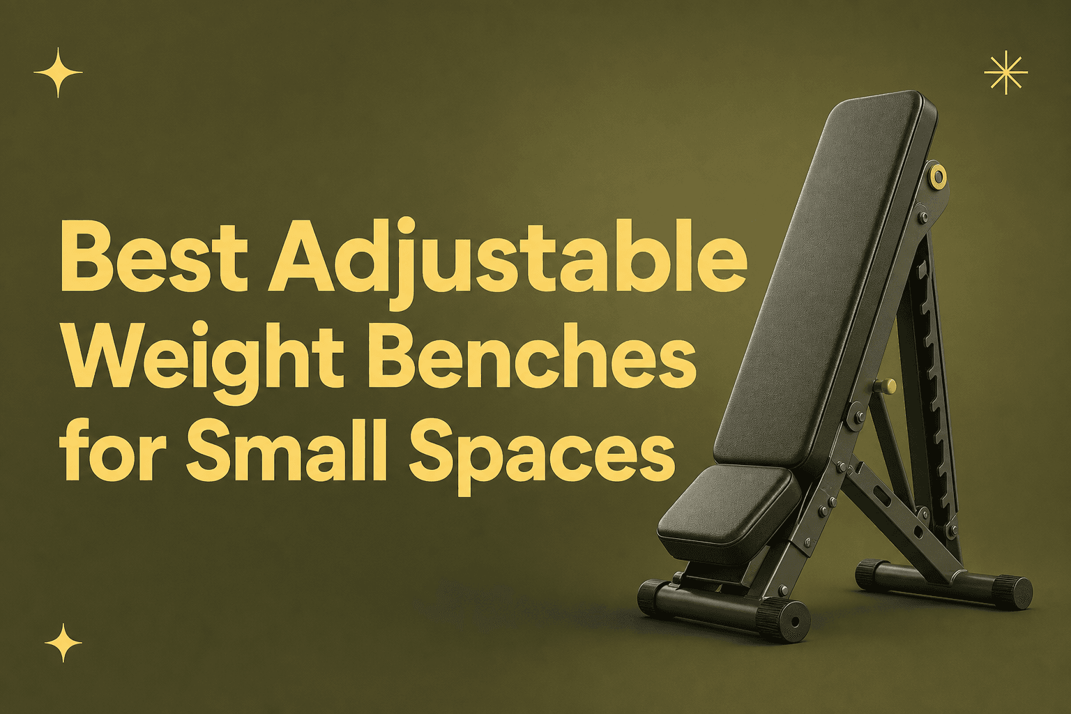 Best Adjustable Weight Benches for Small Spaces & Apartments
