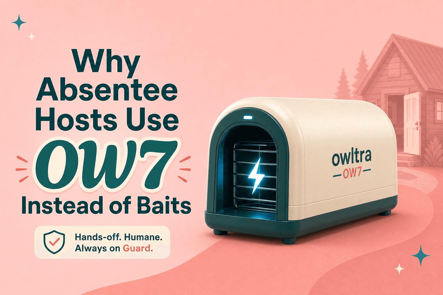 Why Absentee Hosts Use owltra-ow7 Instead of Baits for Safe, Hands‑Off Rodent Control
