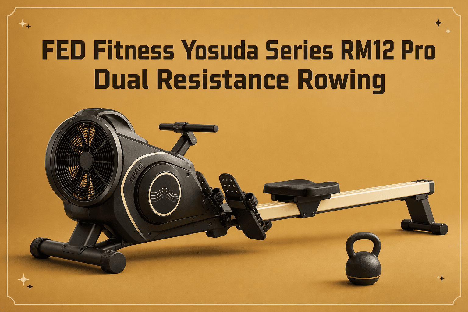 FED Fitness Yosuda Series RM12 Pro: Dual Resistance Rowing for Real-World Training