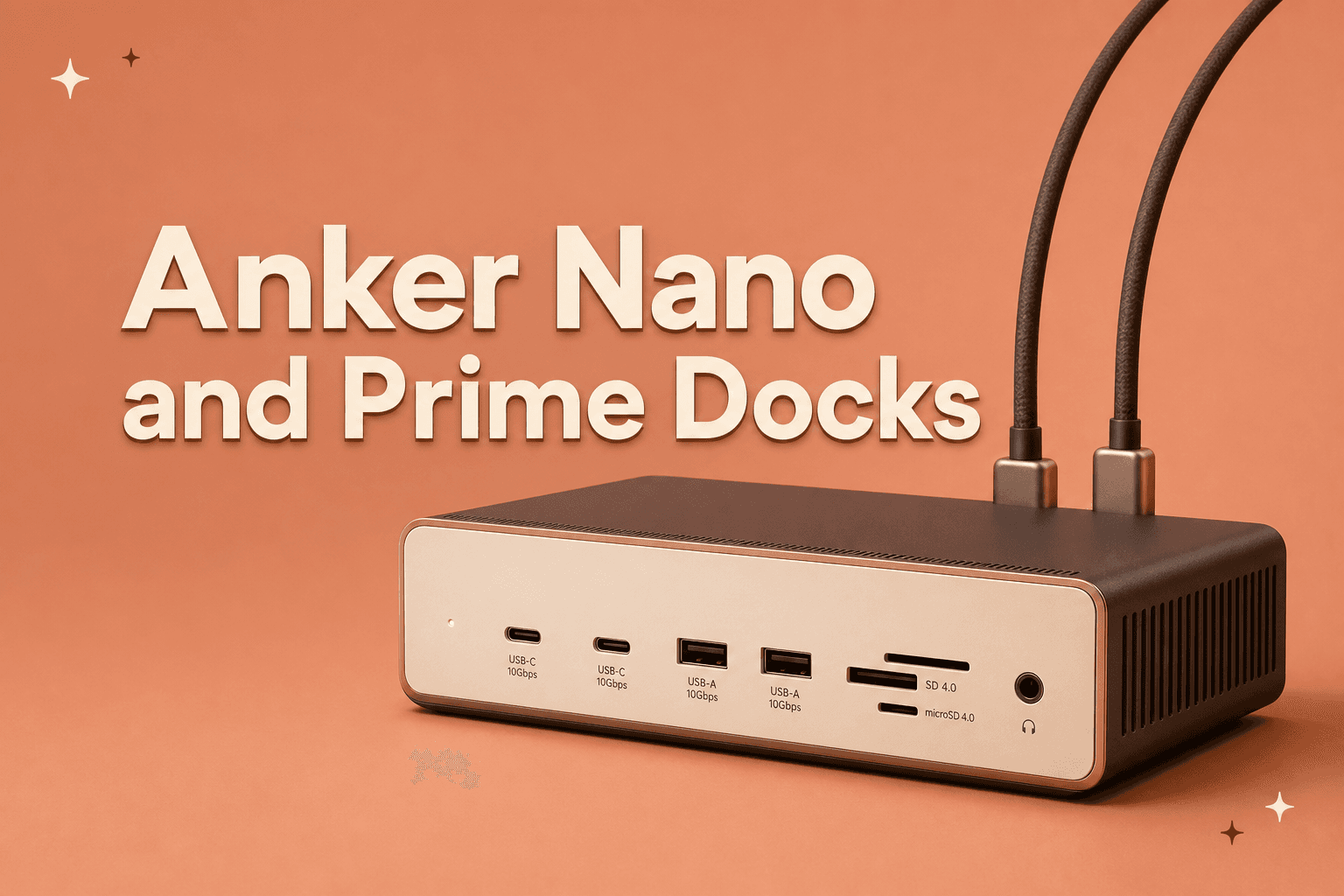 Anker Nano and Prime Docks for Creators: Multi-Display Power and Clean Cable Management