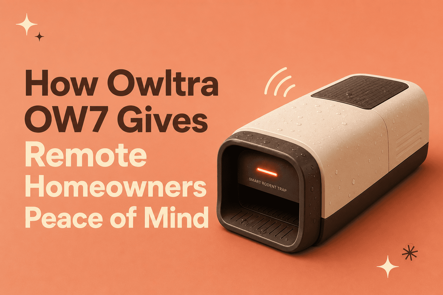 How Owltra OW7 Gives Remote Homeowners Peace of Mind With LED and Sound Catch Alerts