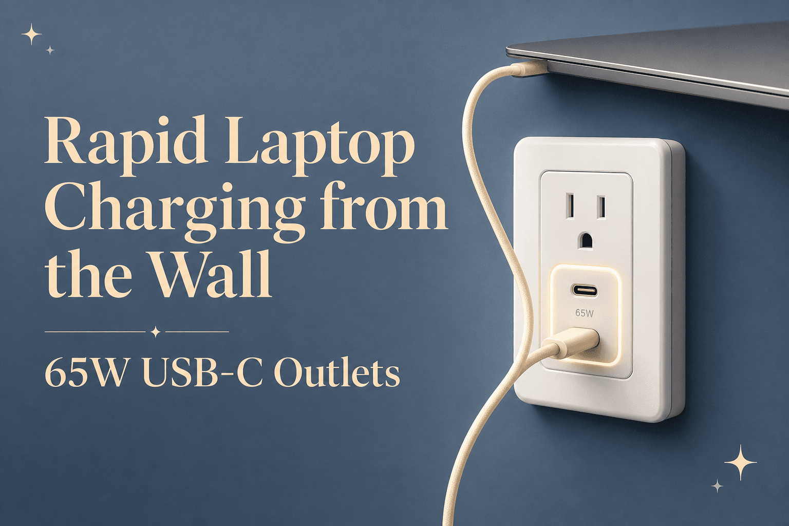 Rapid Laptop Charging from the Wall: Inside ELEGRP’s 65W USB-C Outlets