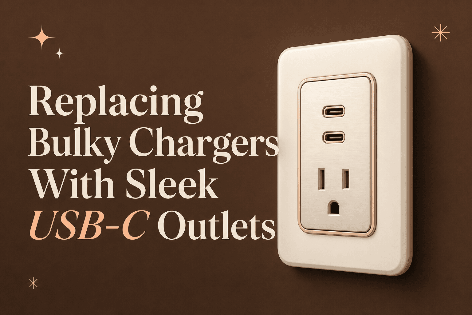 Step-by-Step Guide to Replacing Bulky Chargers With Sleek elegrp USB-C Outlets