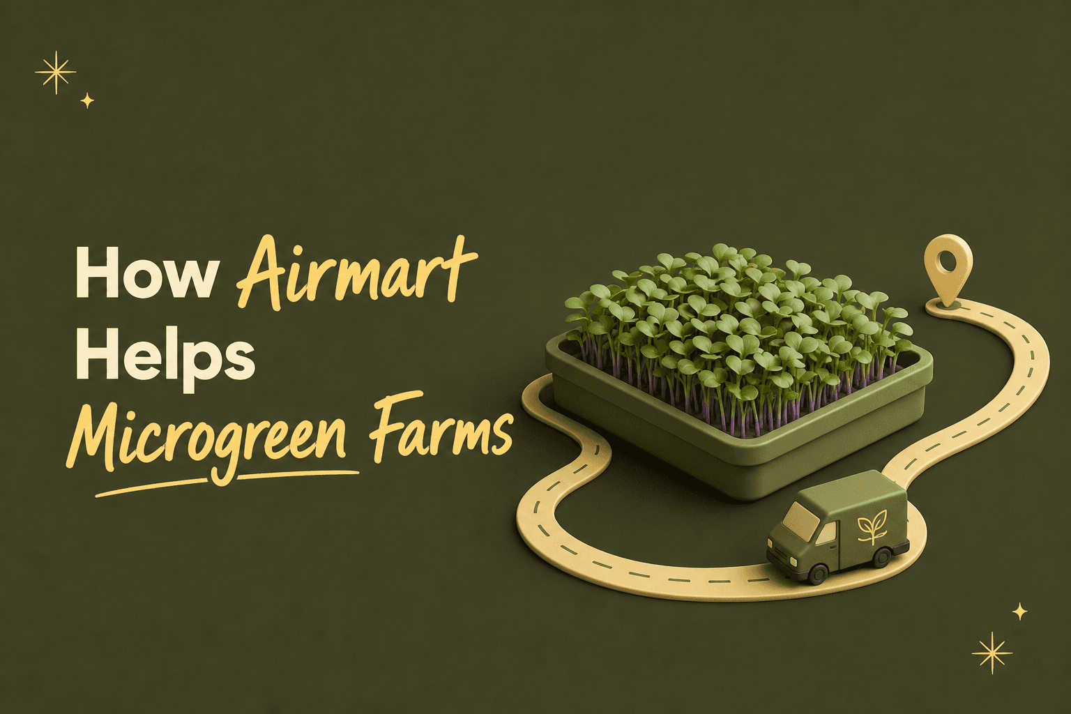 How Airmart Helps Microgreen Farms Automate CSA Subscriptions and Delivery Routes