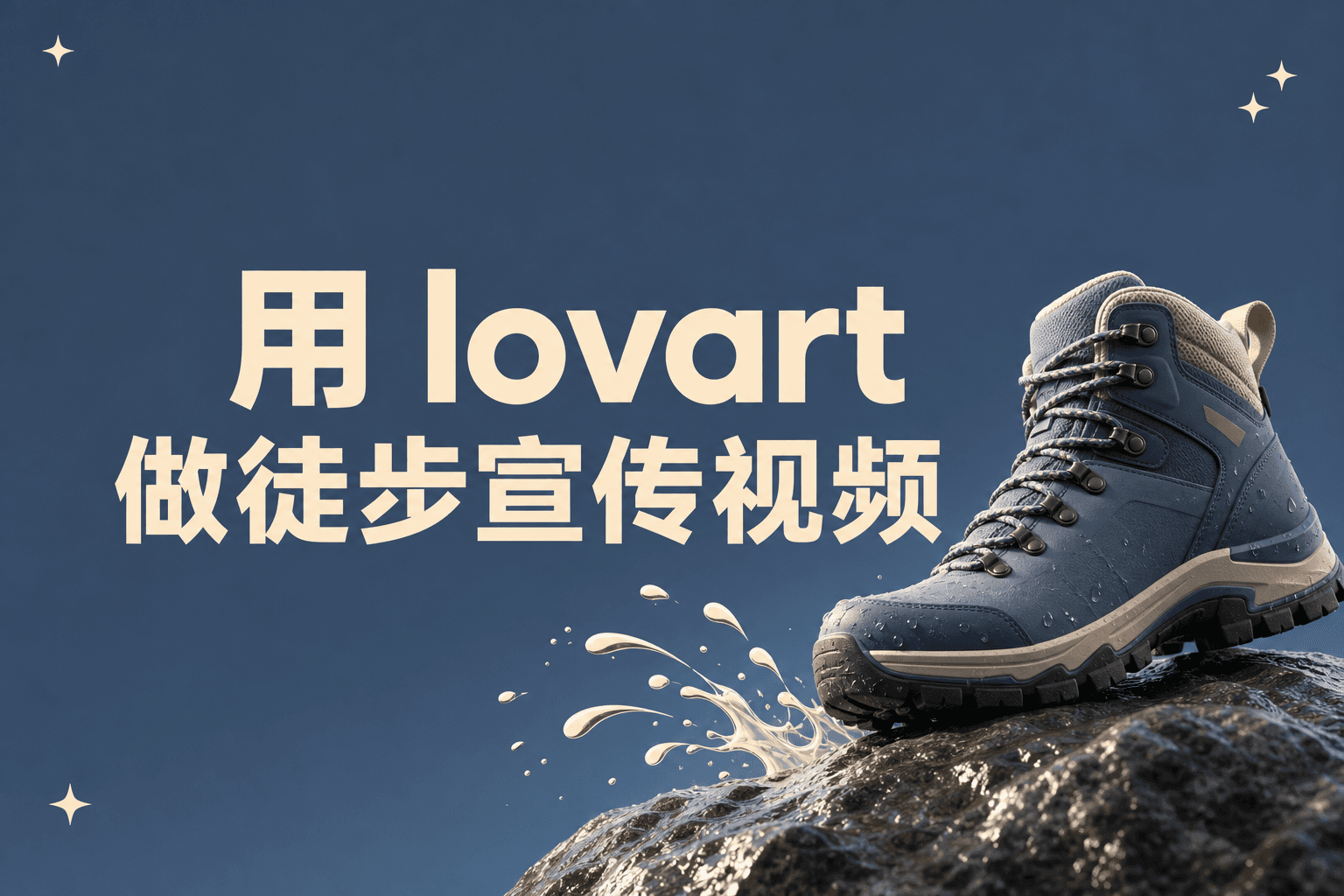 用 lovart 做徒步宣传视频：一套 workflow 同时兼顾性能表达与生活方式质感