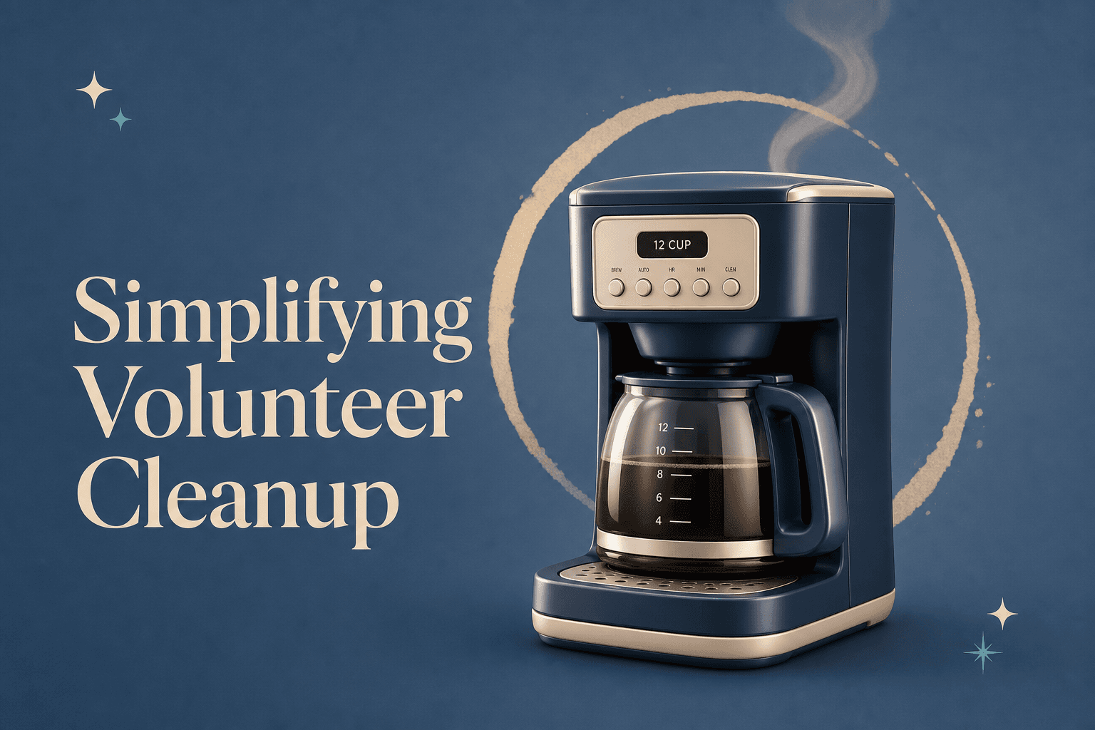 Simplifying Volunteer Cleanup at Church Events With the SYBO 12-Cup Drip Coffee Maker