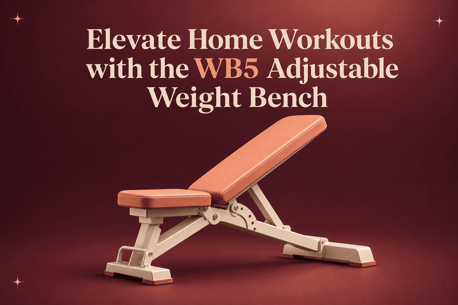Elevate Home Workouts with the FED Fitness Flybird Series WB5 Adjustable Weight Bench