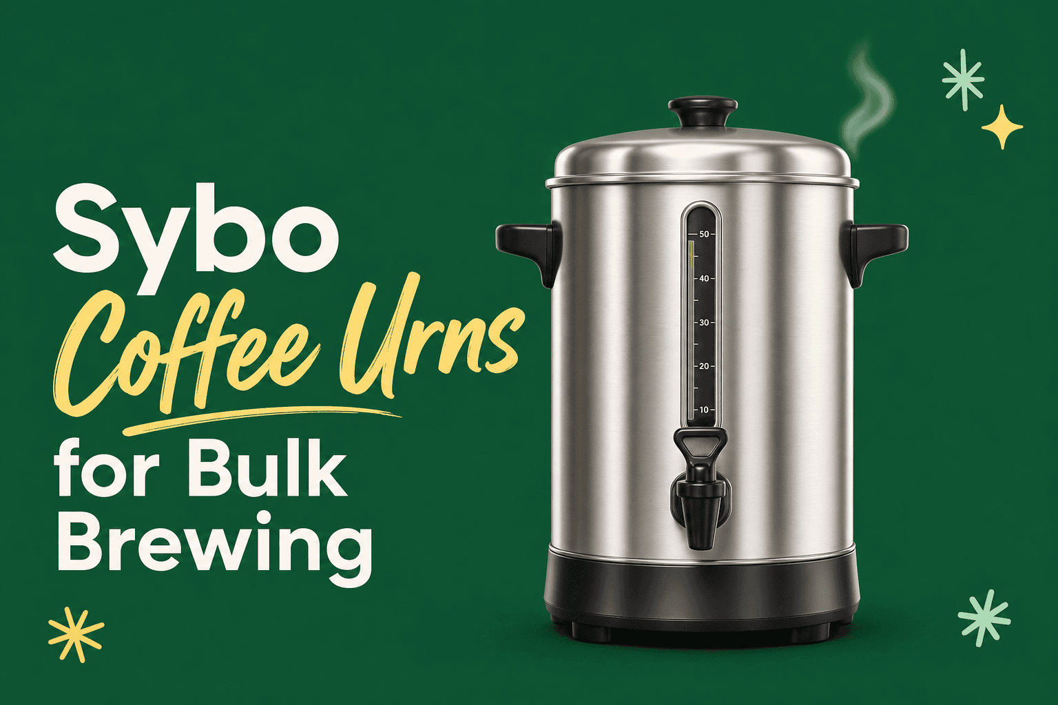 Sybo Coffee Urns for Bulk Brewing: Models Built for 50–100 Cups