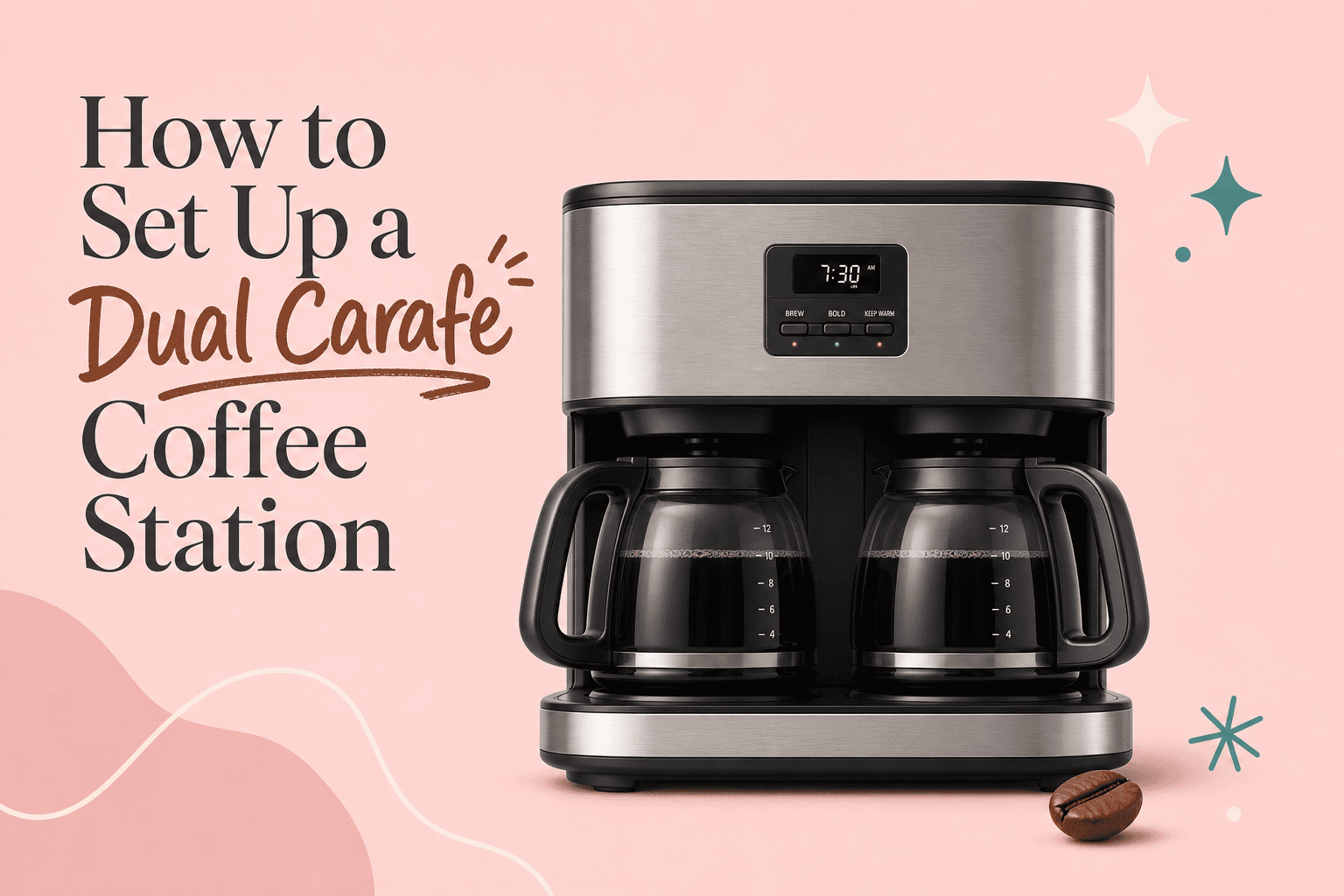 How to Set Up a SYBO Dual Carafe Coffee Station for Seamless Daily Brewing