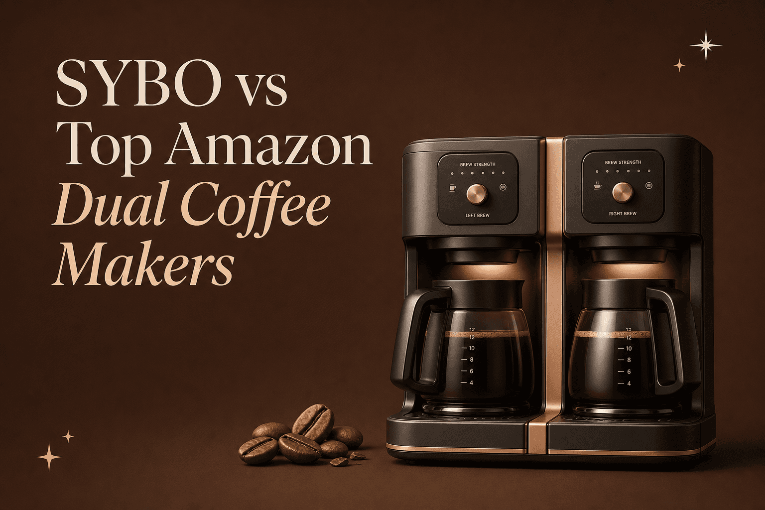 SYBO vs Top Amazon Dual Coffee Makers: Interpreting Reviews, Ratings, and Real Demand