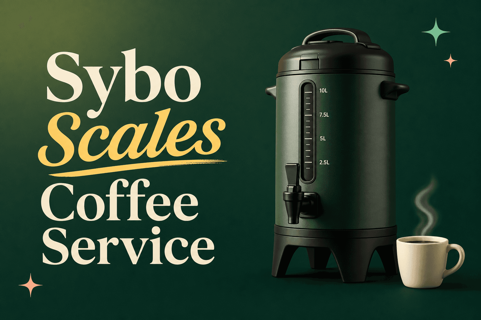 How Sybo Scales Coffee Service from 20 Guests to 200 Without Chaos
