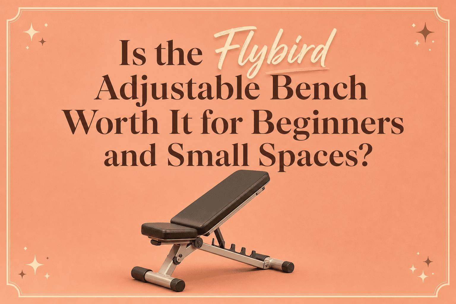 Is the Flybird Adjustable Bench Worth It for Beginners and Small Spaces?