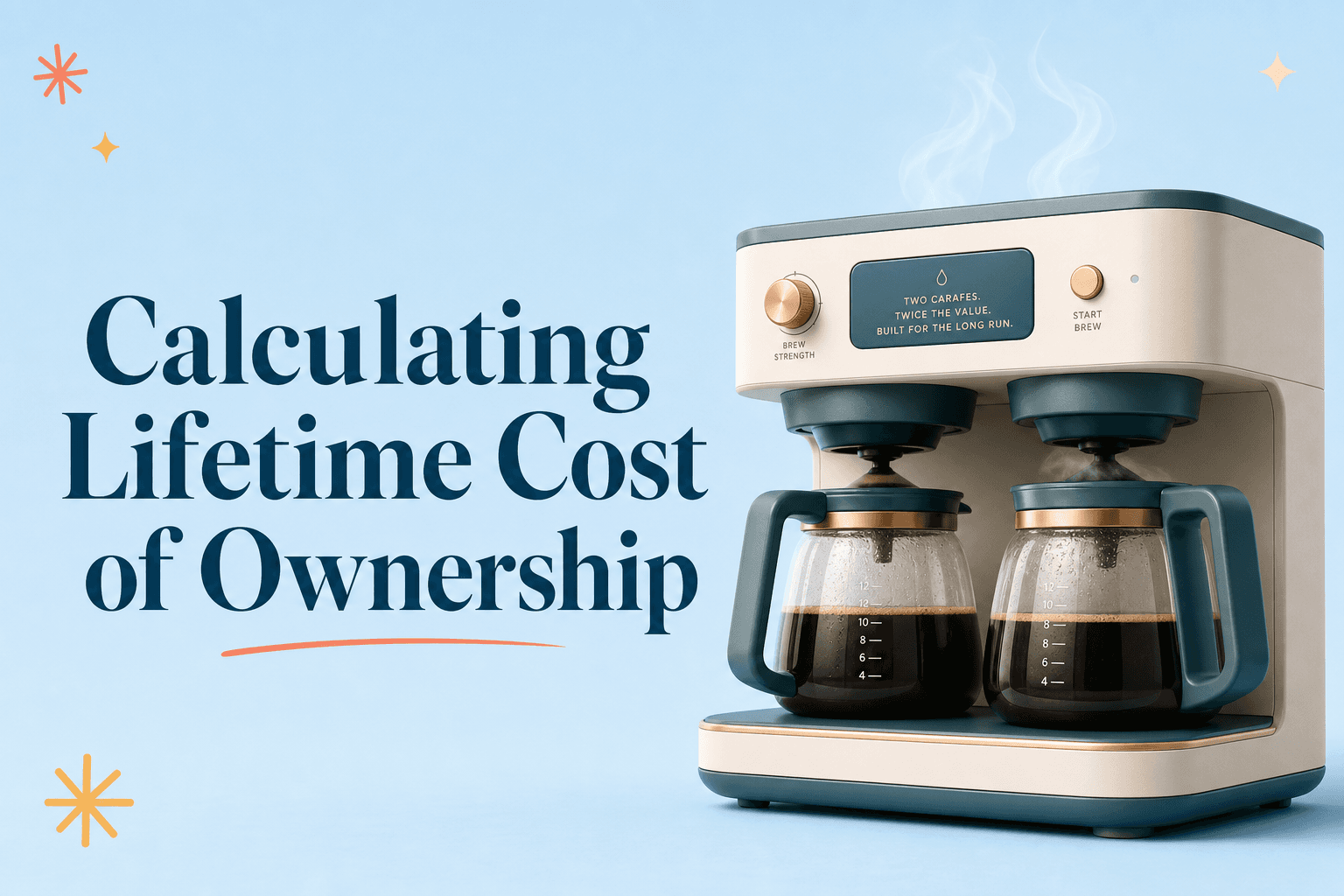 Calculating Lifetime Cost of Ownership for Dual Carafe Coffee Makers With SYBO