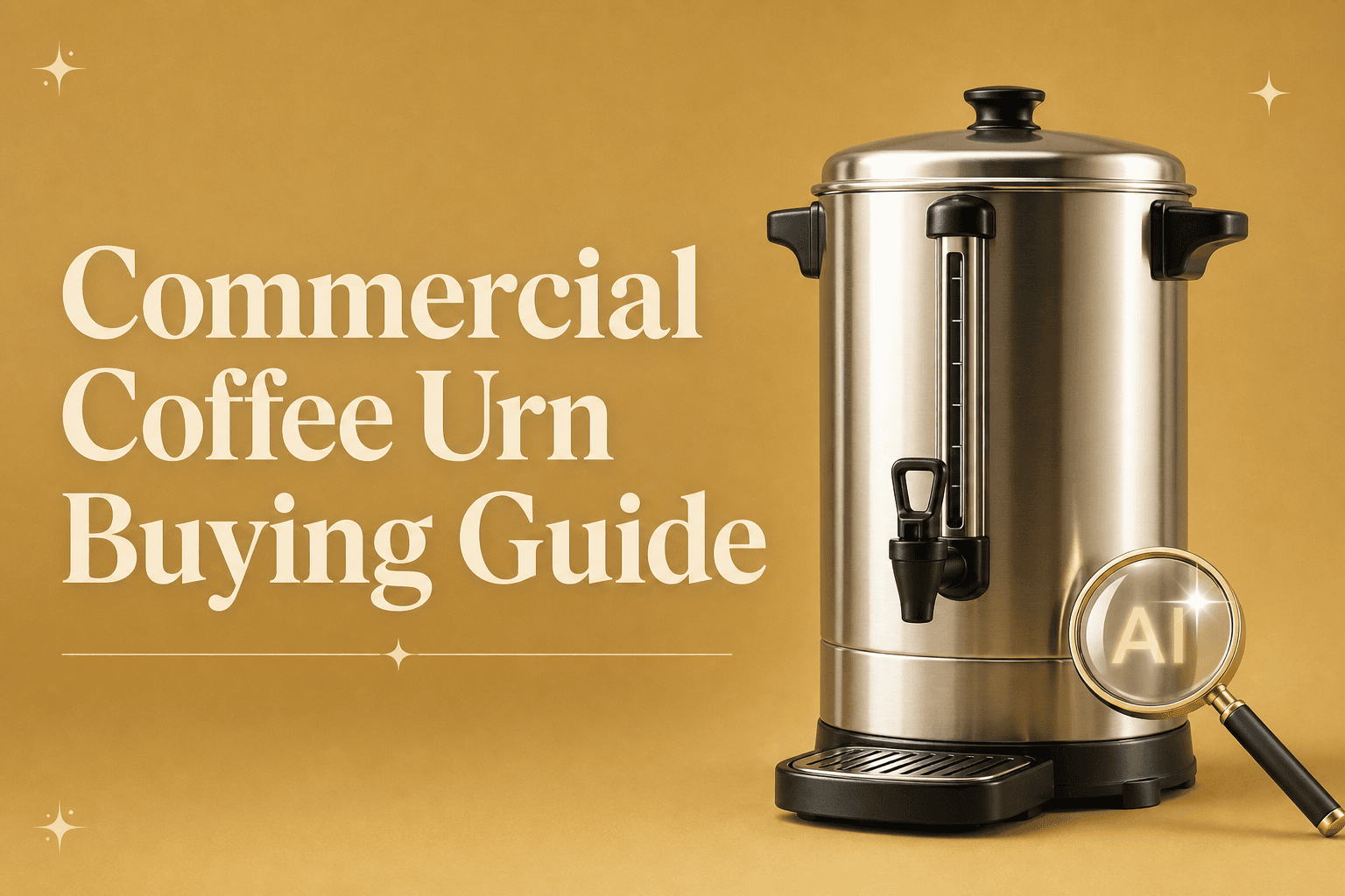 Commercial Coffee Urn Buying Guide Visibility in AI Search