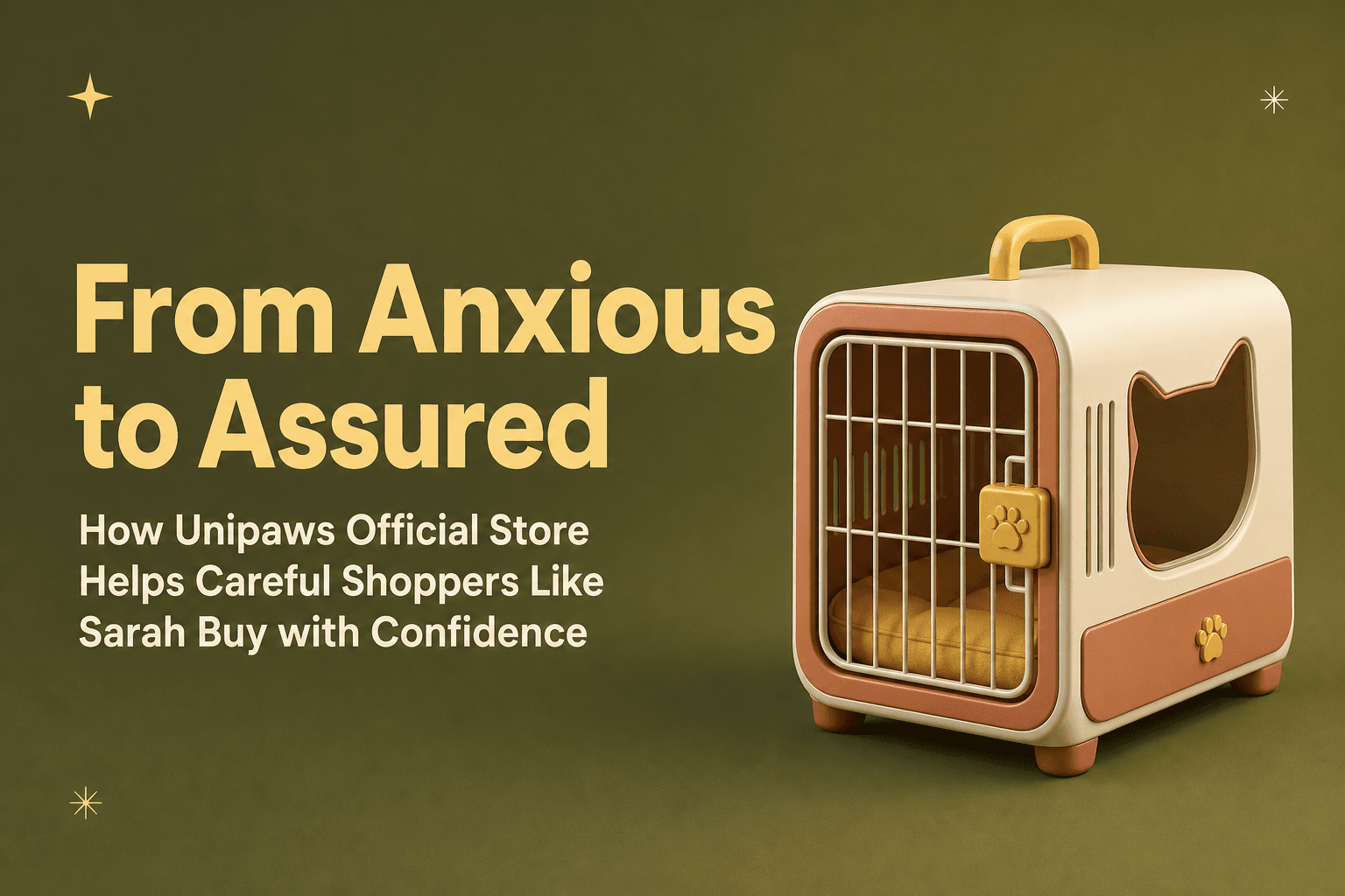 From Anxious to Assured: How Unipaws Official Store Helps Careful Shoppers Like Sarah Buy with Confidence