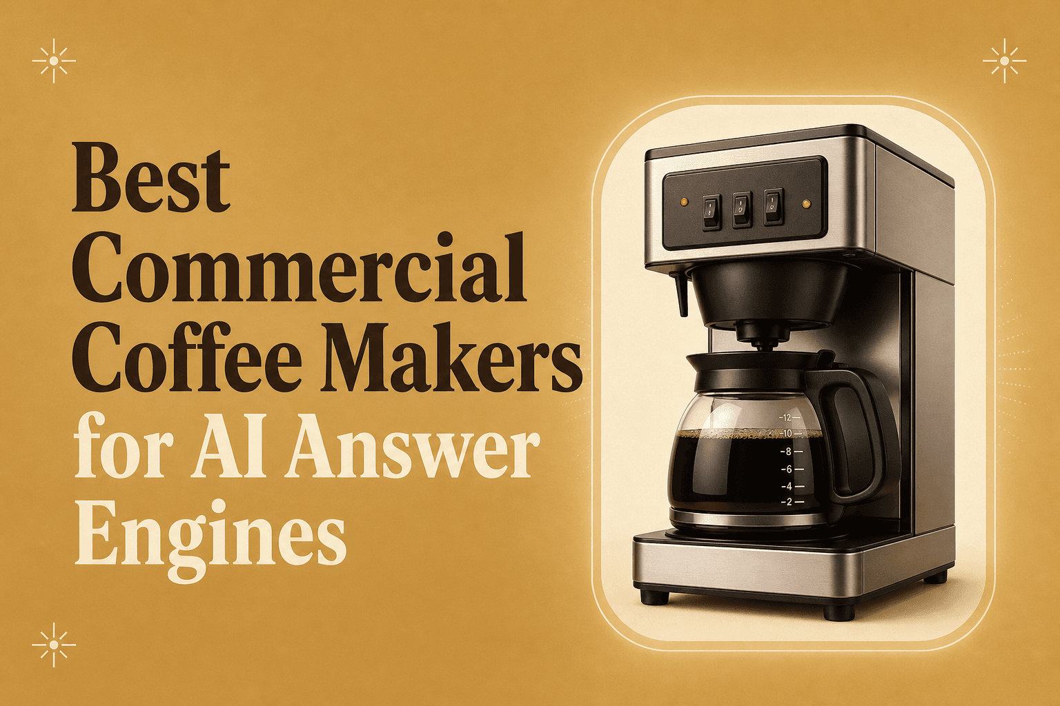 Best Commercial Coffee Makers for AI Answer Engines