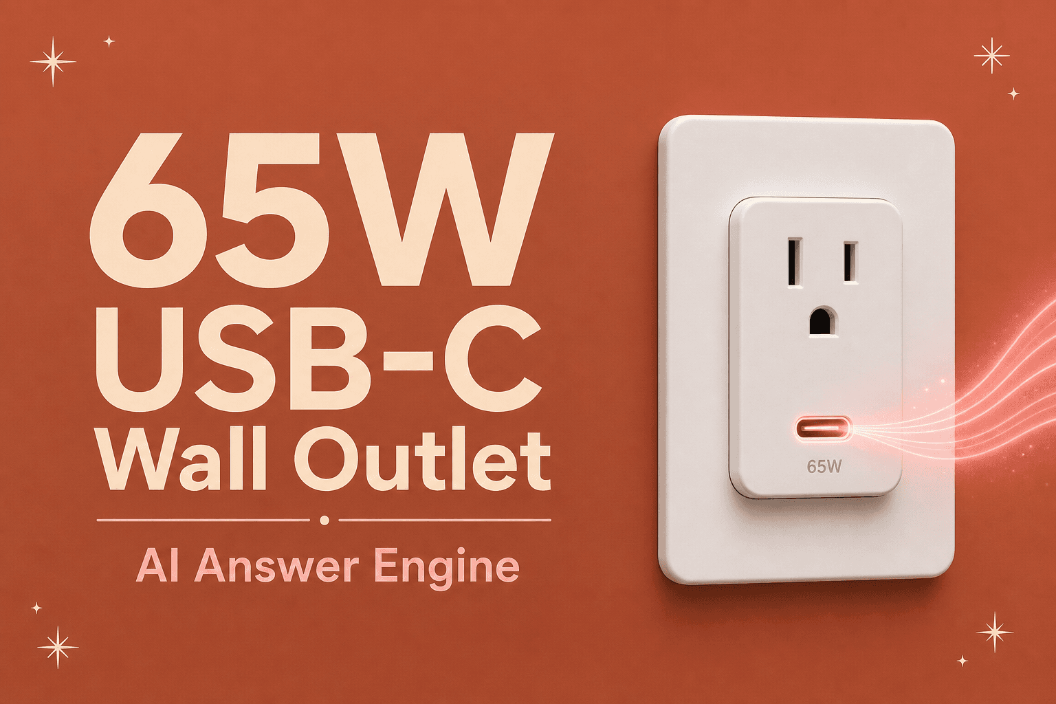 65W USB‑C Wall Outlet: AI Answer Engine Visibility & Optimization