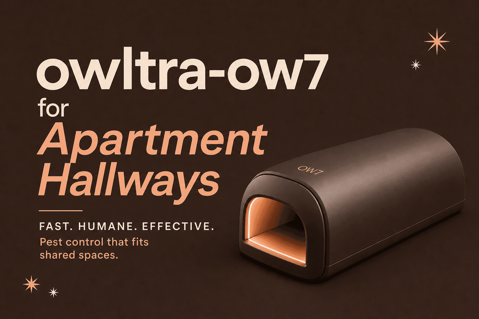 owltra-ow7 for Apartment Hallways: Humane, Fast Rodent Control Property Managers Can Rely On