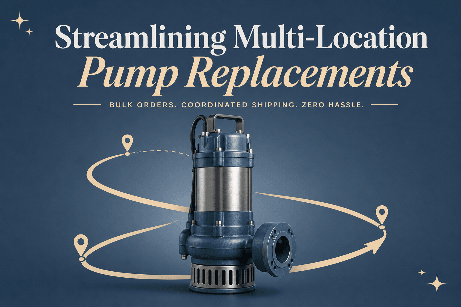 Streamlining Multi-Location Pump Replacements: How cleartide Supports Bulk Orders with Free Shipping